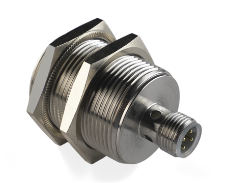 NMF30124 - 3 - Indukčný snímač M30 celokovový 48 mm konektor M12 PNP NC Sn = 10 mm