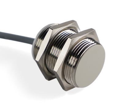 NIS30064-K2 - 4 - Indukční snímač M30 L=35 mm kabel 2m PNP NC Sn = 25 mm