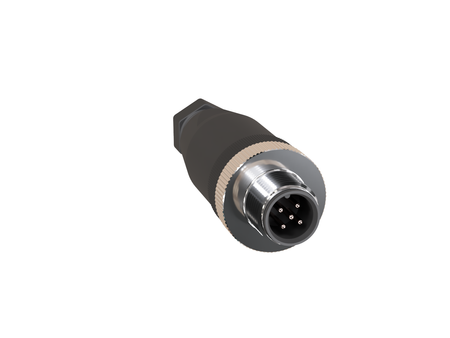 F12-5MS - 3 - Stecker M12 5-pin gerade – Steckverbinder für Sensoren und Industrieautomation