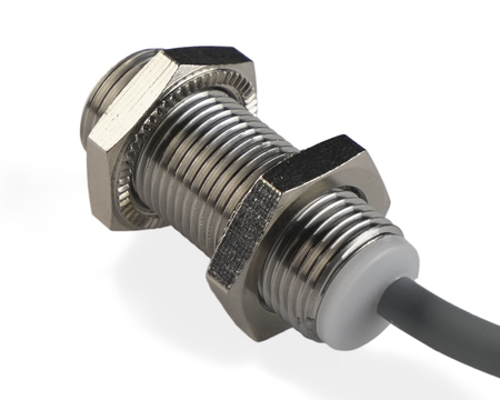 NMF12361 - 3 - Inductive sensor M12 Metal face 30 mm cable 3m NPN NO Sn = 4 mm