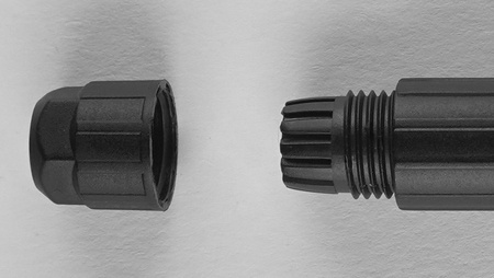 Wtyczka M8, wtyk prosty, 3 piny, męska