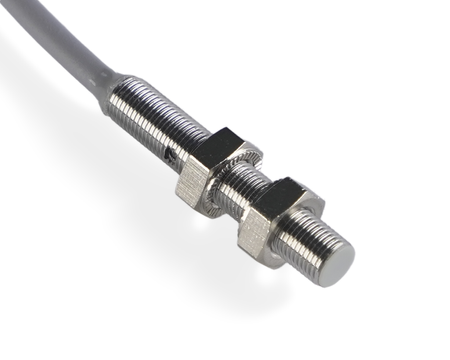 NIS05042 - 4 - Induktív érzékelő M5 L=28 mm kábel 2m NPN NC Sn = 1 mm