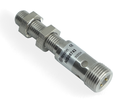 NIS08743 - 3 - Czujnik indukcyjny M8 L=53 mm wtyczka M12 PNP NO Sn = 3 mm
