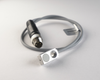 NIQ84003 - 7 - Hasáb alakú érzékelő 16x8x4.7mm Q84 csatlakozó M8 PNP NO Sn = 2 mm érzékelés felül