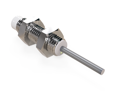 NIS08153-K3 - Czujnik indukcyjny M8 30 mm przewód 3m PNP NO Sn = 6 mm