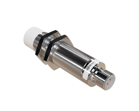 Indukčný snímač M18 L=79 mm konektor M12 NPN NO Sn = 20 mm