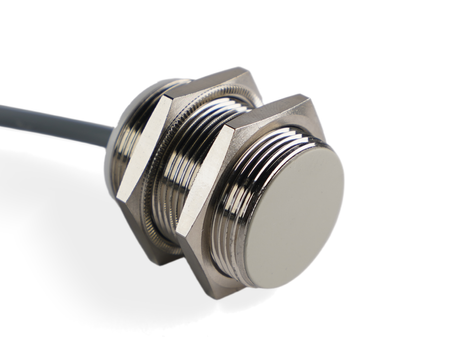 NIS30065-K3 - 4 - Induktiver Sensor M30 L=35 mm Kabel 3m NPN NO & NC Sn = 25 mm