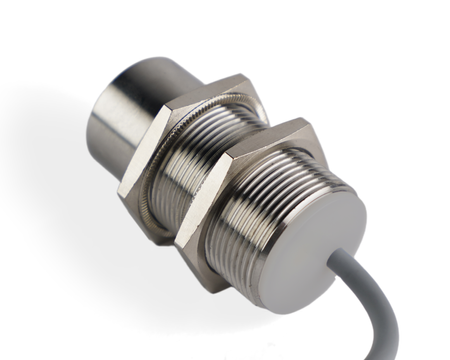 NMF30012-NF - 3 - Inductive sensor M30 metal face 55 mm cable 2m NPN NC Sn = 13 mm NF