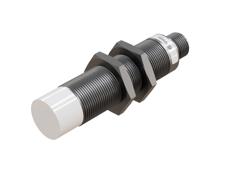 Inductive sensor M18 for welding process 79 mm connector M12 PNP NC Sn = 8 mm