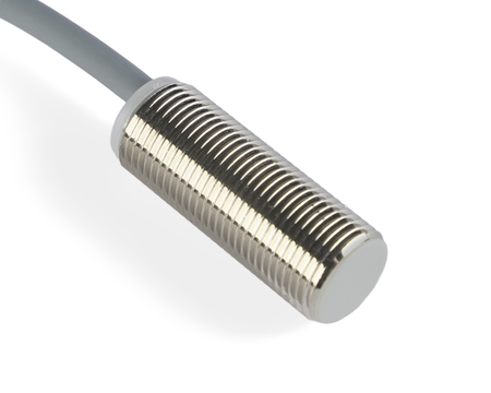 NIS12121-K2 - 2 - Indukční snímač M12 L=30 mm kabel 2m NPN NO Sn = 4 mm