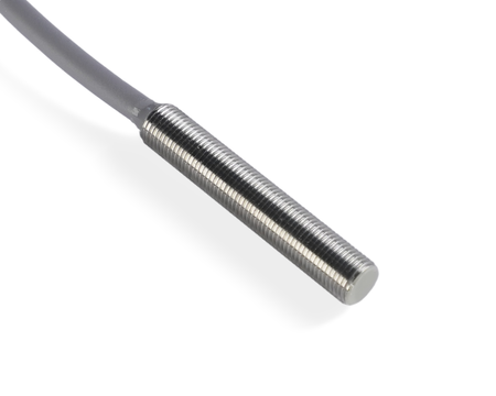 NIS05374 - 2 - Induktív érzékelő M5 L=30 mm kábel 3m PNP NC Sn = 1 mm