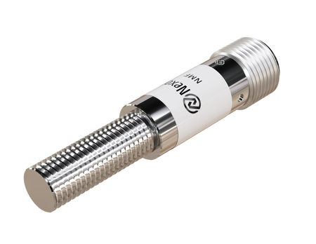 Czujnik indukcyjny M8 całometalowy 53 mm wtyk M12 PNP NC Sn = 1 mm