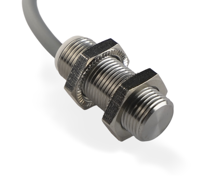 NMF12323 - 4 - Indukčný snímač M12 celokovový 30 mm kábel 3m PNP NO Sn = 2 mm