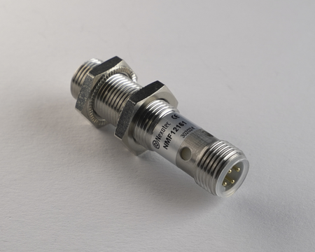 Czujnik indukcyjny M12 całometalowy 50 mm wtyczka M12 NPN NO Sn = 4 mm
