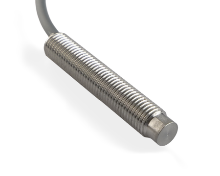 NMF08352 - 2 - Czujnik indukcyjny M8 całometalowy 45 mm przewód 3m NPN NC Sn = 3,5 mm