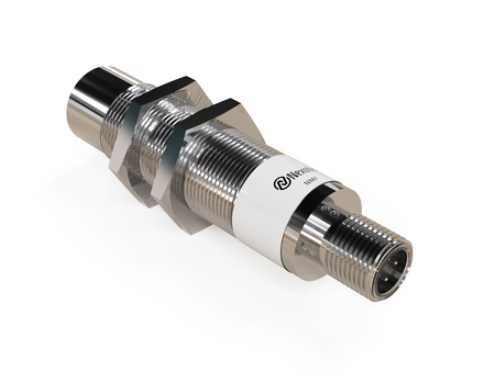 Inductive sensor M18 Metal face 79 mm connector M12 NPN NC Sn = 10 mm