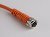 Kabel przyłączeniowy M8 4 pin żeński prosty, przewód PVC 2 m z otwartymi końcówkami