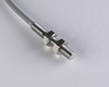 Inductive sensor M5 25 mm cable 0,3 m connector M8 PNP NC Sn = 0,8 mm