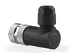 P8-3R - 2 - M8 3-Pin Female Right-Angle Connector – for industrial sensors and automation systems