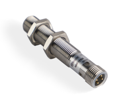 NMF12104 - 3 - Czujnik indukcyjny M12 całometalowy 68 mm wtyczka M12 PNP NC Sn = 2 mm