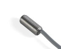 Induktív érzékelő M8 L=18 mm kábel 3m NPN NO Sn = 2 mm