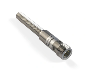 Induktív érzékelő M8 teljes fém 70 mm csatlakozó M12 PNP NO Sn = 1 mm