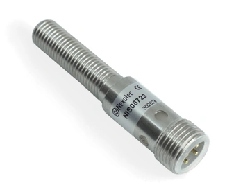 Induktív érzékelő M8 L=53 mm csatlakozó M12 PNP NO Sn = 2 mm