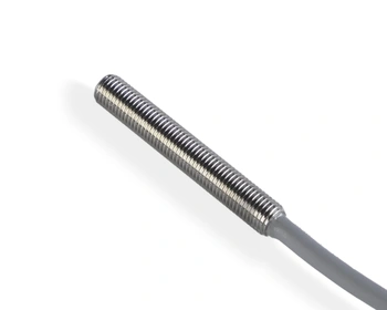 Czujnik indukcyjny M4 L=25 mm przewód 5m NPN NC Sn = 0,6 mm