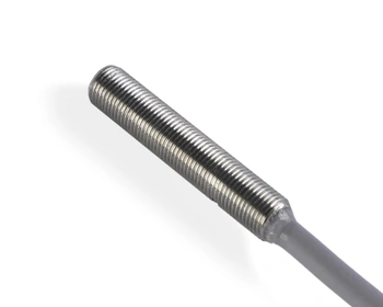 Czujnik indukcyjny M5 L=25 mm przewód 5m PNP NC Sn = 1,5 mm