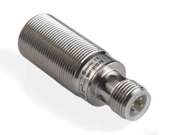Czujnik indukcyjny M18 całometalowy 48 mm wtyczka M12 PNP NO Sn = 5 mm FE