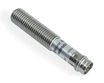Czujnik indukcyjny M8 L=45 mm wtyczka M8 NPN NO Sn = 2 mm