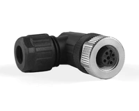 Wtyczka M12 5-pin żeńska kątowa – złącze do czujników i automatyki przemysłowej