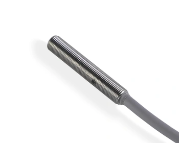 Czujnik indukcyjny M5 L=28 mm przewód 5m NPN NO Sn = 1,5 mm