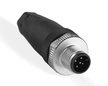 Wtyczka M12 5-pin męska prosta – złącze do czujników i automatyki przemysłowej
