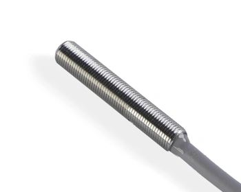Czujnik indukcyjny M5 L=28 mm przewód 2m PNP NC Sn = 1 mm