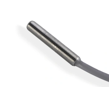 Czujnik indukcyjny M5 L=28 mm przewód 5m NPN NC Sn = 1 mm
