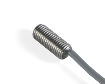 Czujnik indukcyjny M8 L=18 mm przewód 2m NPN NO Sn = 2 mm