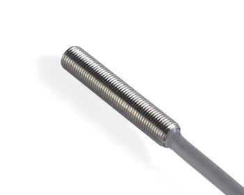 Czujnik indukcyjny M5 L=25 mm przewód 5m NPN NC Sn = 1 mm