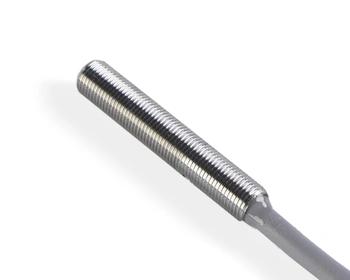 Czujnik indukcyjny M5 L=28 mm przewód 2m NPN NO Sn = 1,5 mm