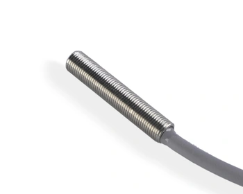 Czujnik indukcyjny M5 L=25 mm przewód 2m PNP NC Sn = 1,5 mm