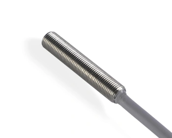 Indukčný snímač M5 L=25 mm kábel 5m NPN NO Sn = 1 mm