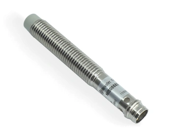 Indukčný snímač M8 L=60 mm konektor M8 PNP NO Sn = 6 mm