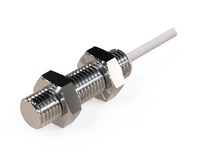 Indukčný snímač M8 celokovový 30 mm kábel 2m NPN NC Sn = 2 mm