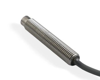 Indukčný snímač M8 celokovový 45 mm kábel 2m PNP NO Sn = 3,5 mm