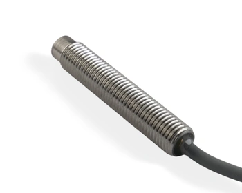 Indukčný snímač M8 celokovový 45 mm kábel 2m NPN NO Sn = 3,5 mm