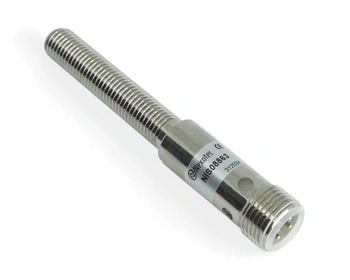Indukčný snímač M8 L=70 mm konektor M12 PNP NO Sn = 4 mm