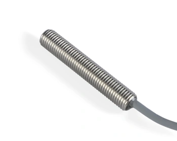 Indukčný snímač M8 L=45 mm kábel 2m NPN NO & NC Sn = 2 mm