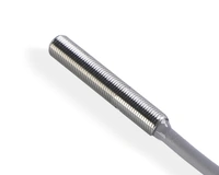 Indukčný snímač M5 L=28 mm kábel 3m NPN NO Sn = 0,8 mm